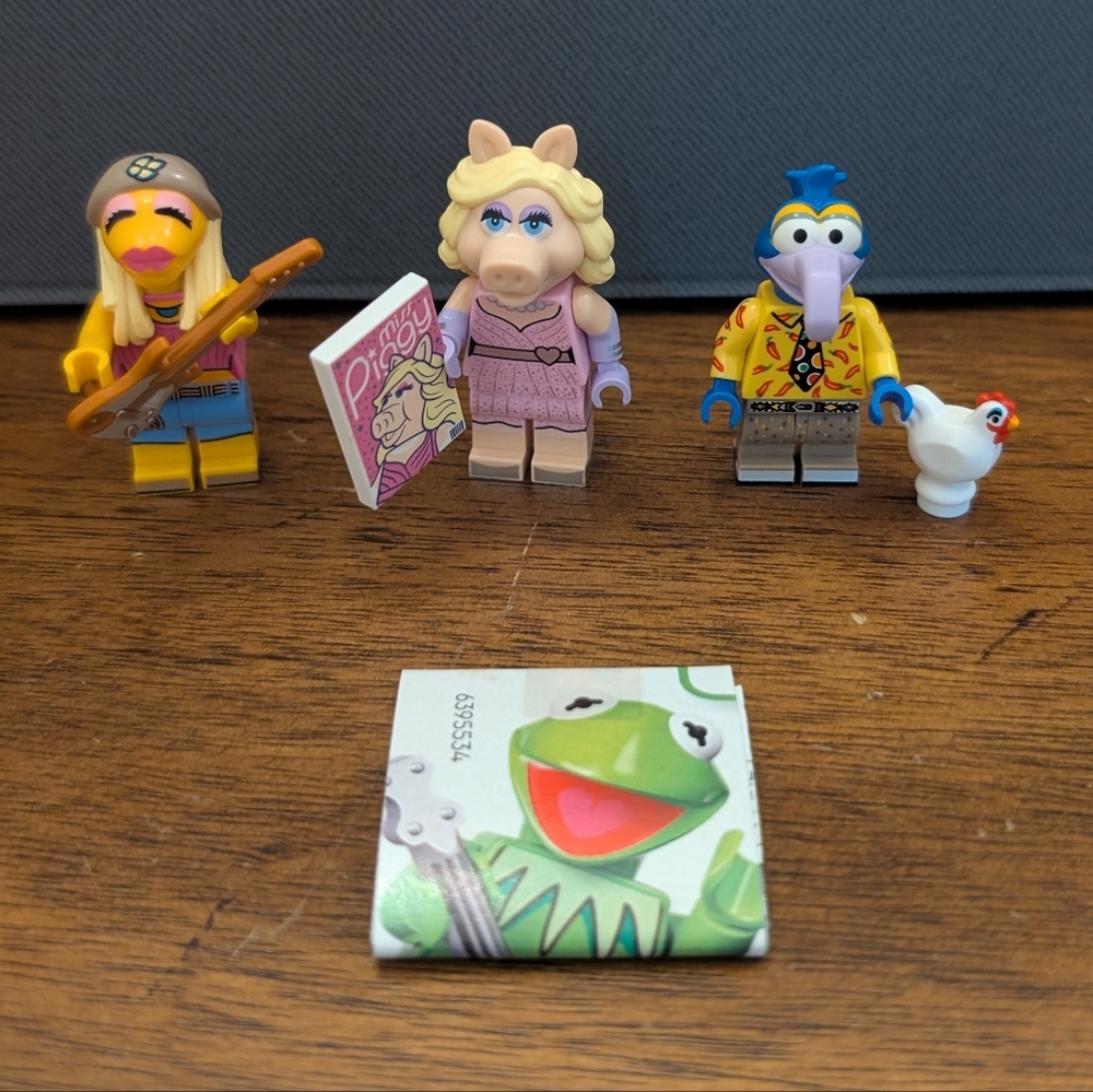 Lego The Muppets Collectible Minifigures with Accessories, Set of 3